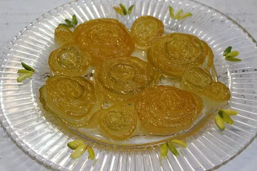 مربا بالنگ به شکل گل